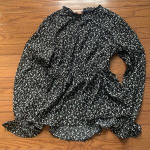 BRAND NEW floral print peplum top
